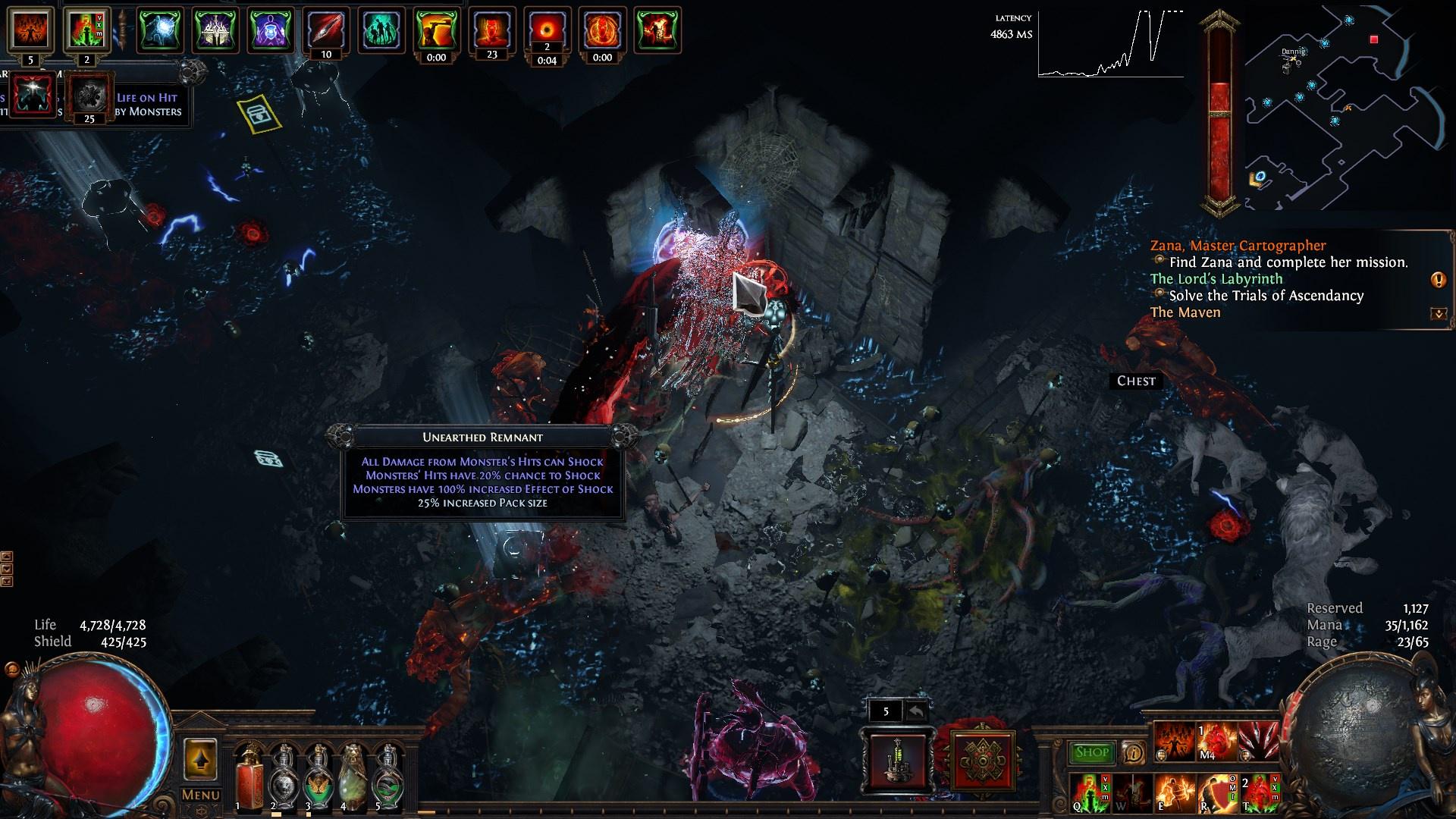 path of exile latency