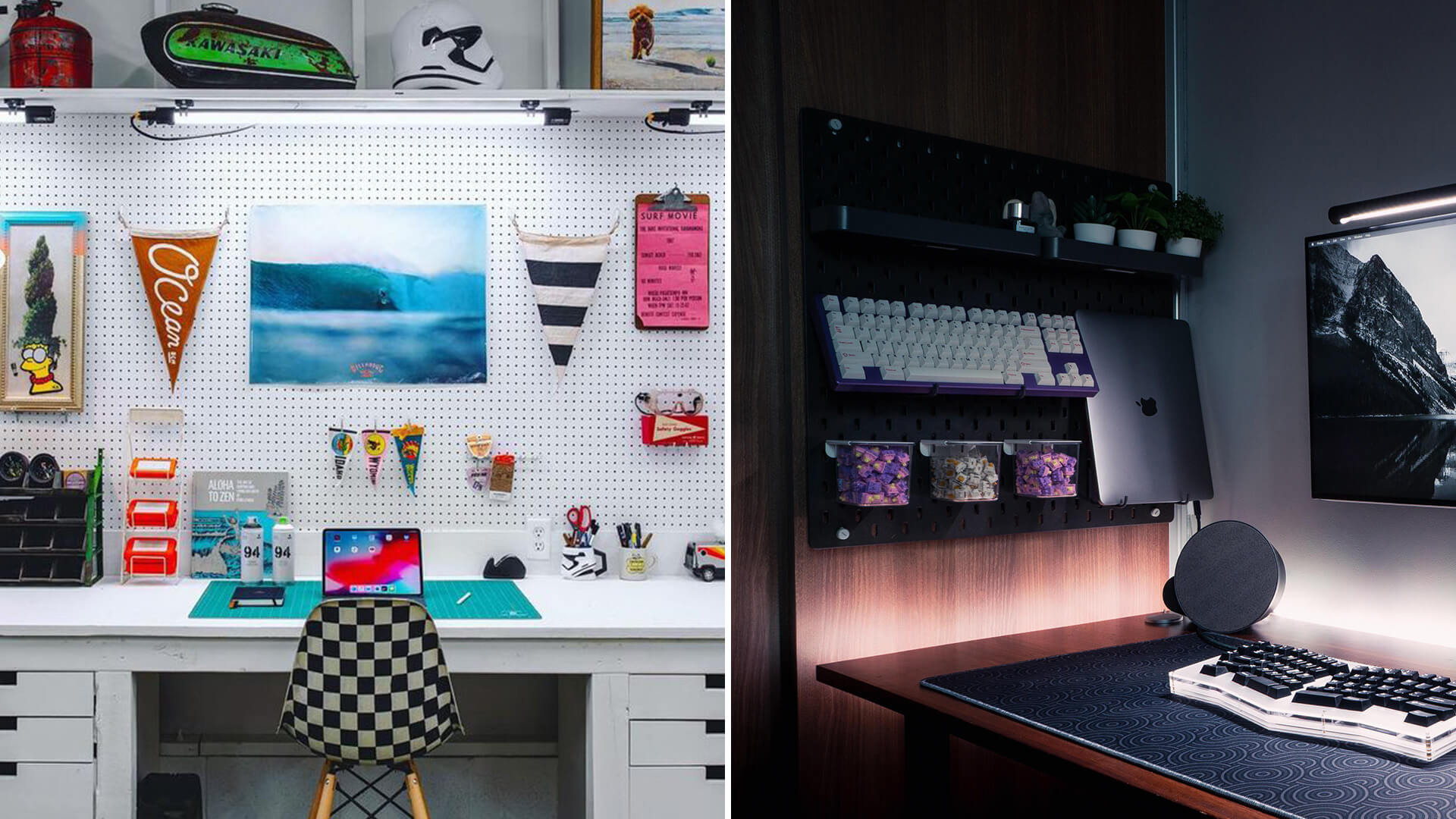 pegboard desk