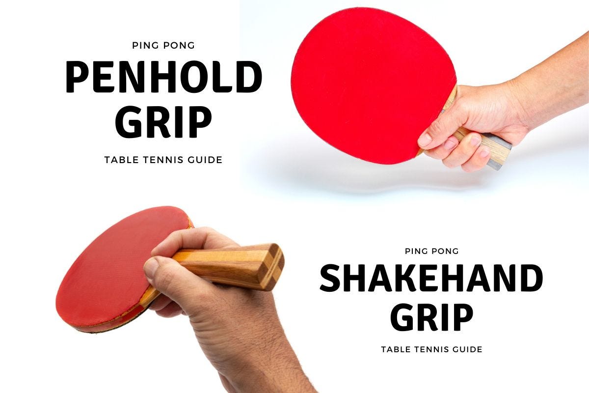 penhold grip