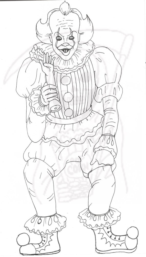 pennywise coloring pages