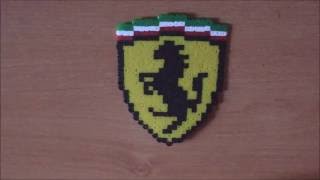 perler beads ferrari