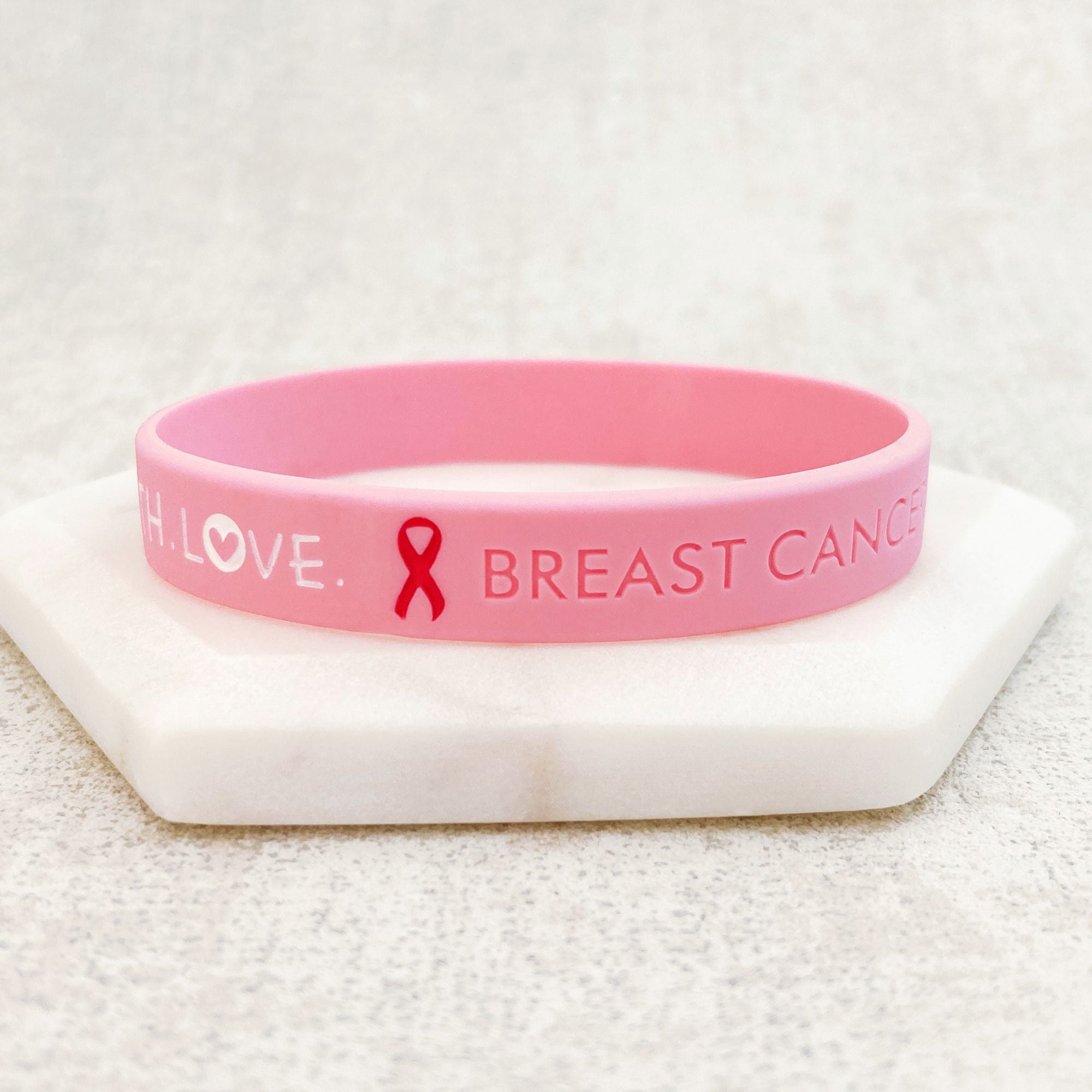 pink breast cancer bracelets