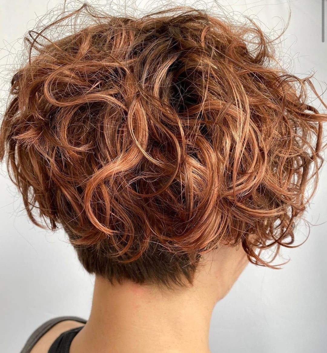 pixie haircut for curly thick hair