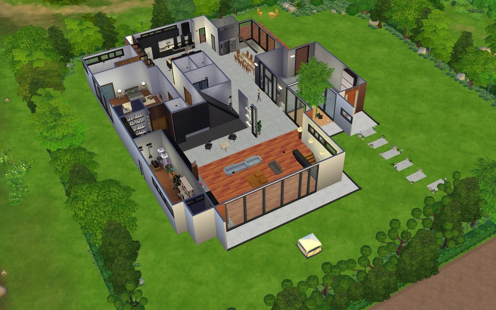 planos de casas para los sims 4