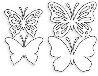 plantillas moldes de mariposas para imprimir