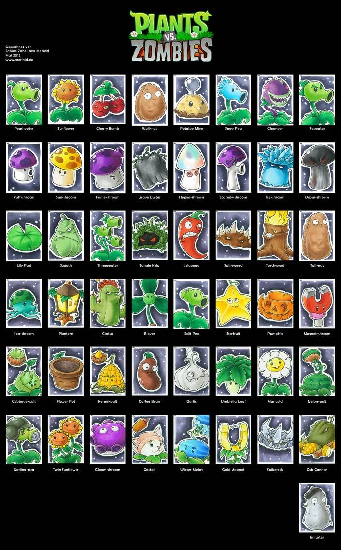 plants vs zombies all