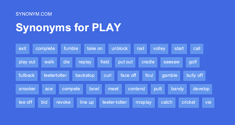 playing out synonym