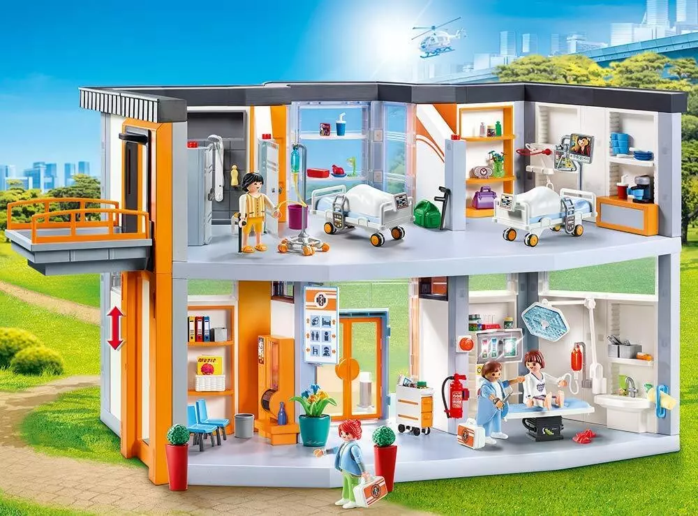 playmobil city life hospital