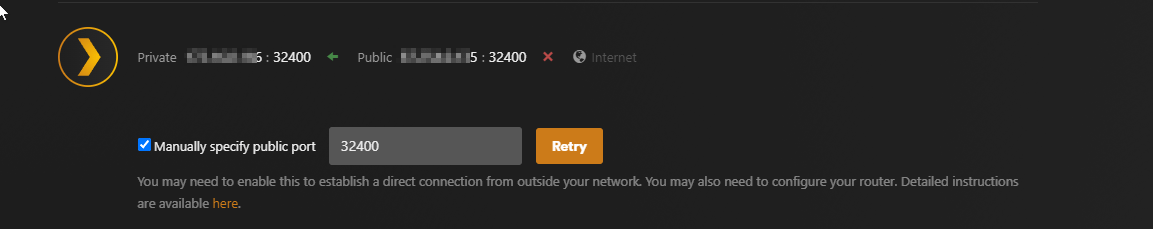 plex loses remote access