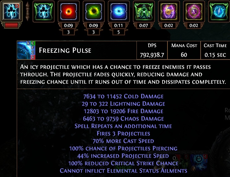 poe freezing pulse jewel