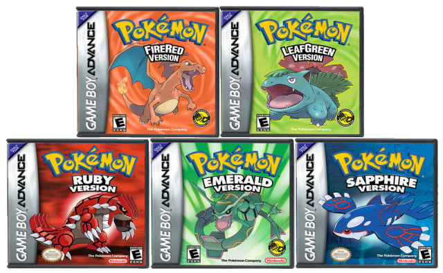 pokemon generation 3 games