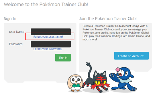 pokemon trainer club status