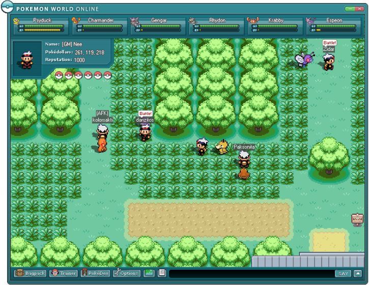 pokemon world online