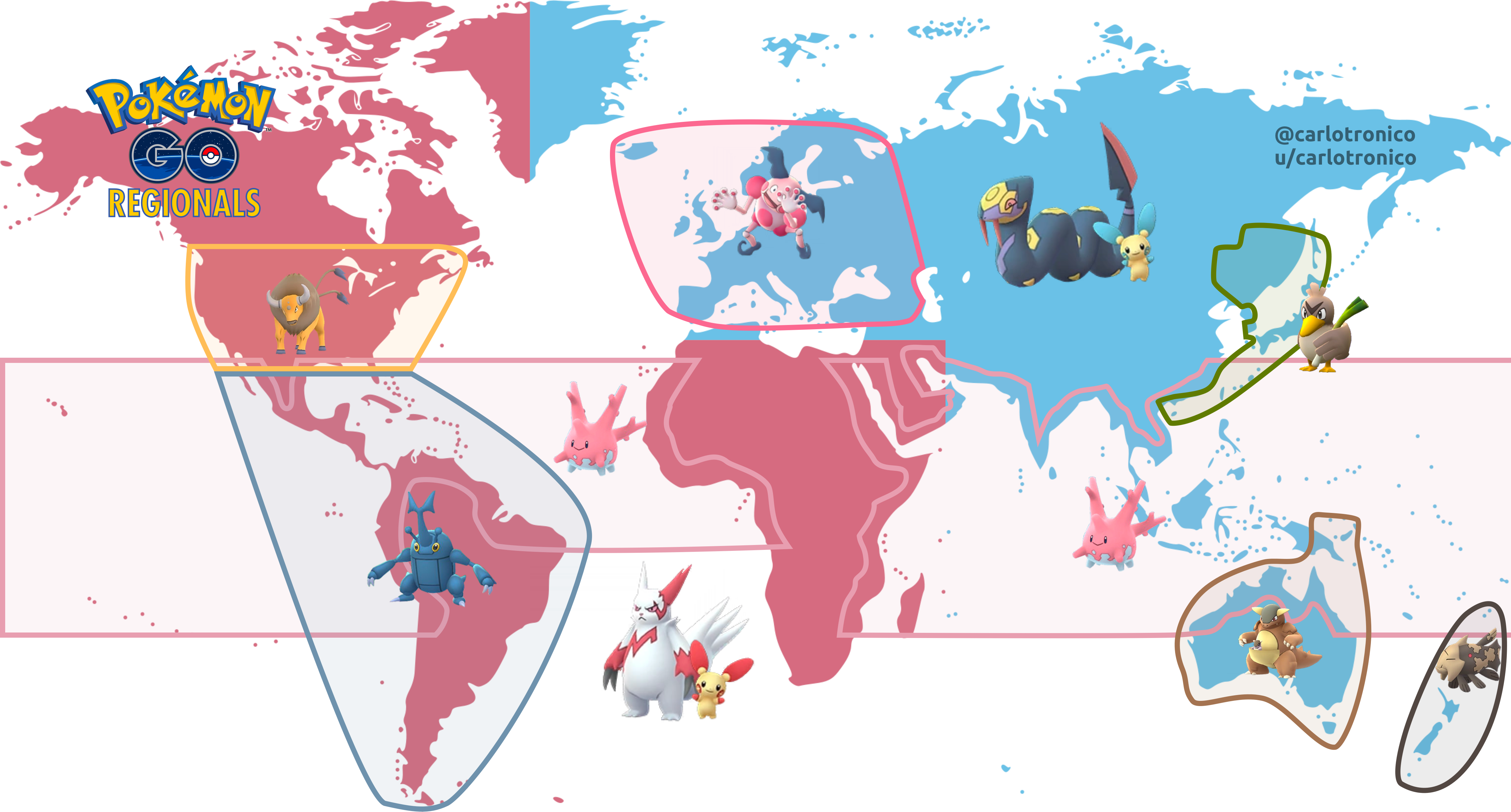 pokémon go regional map 2023