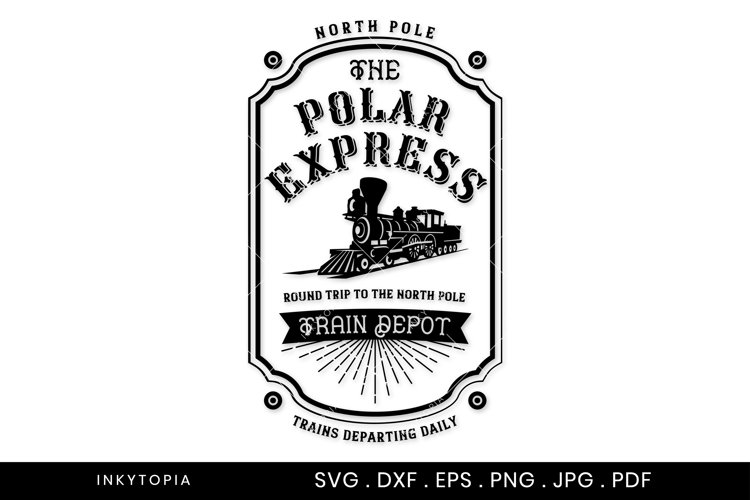 polar express shirt svg