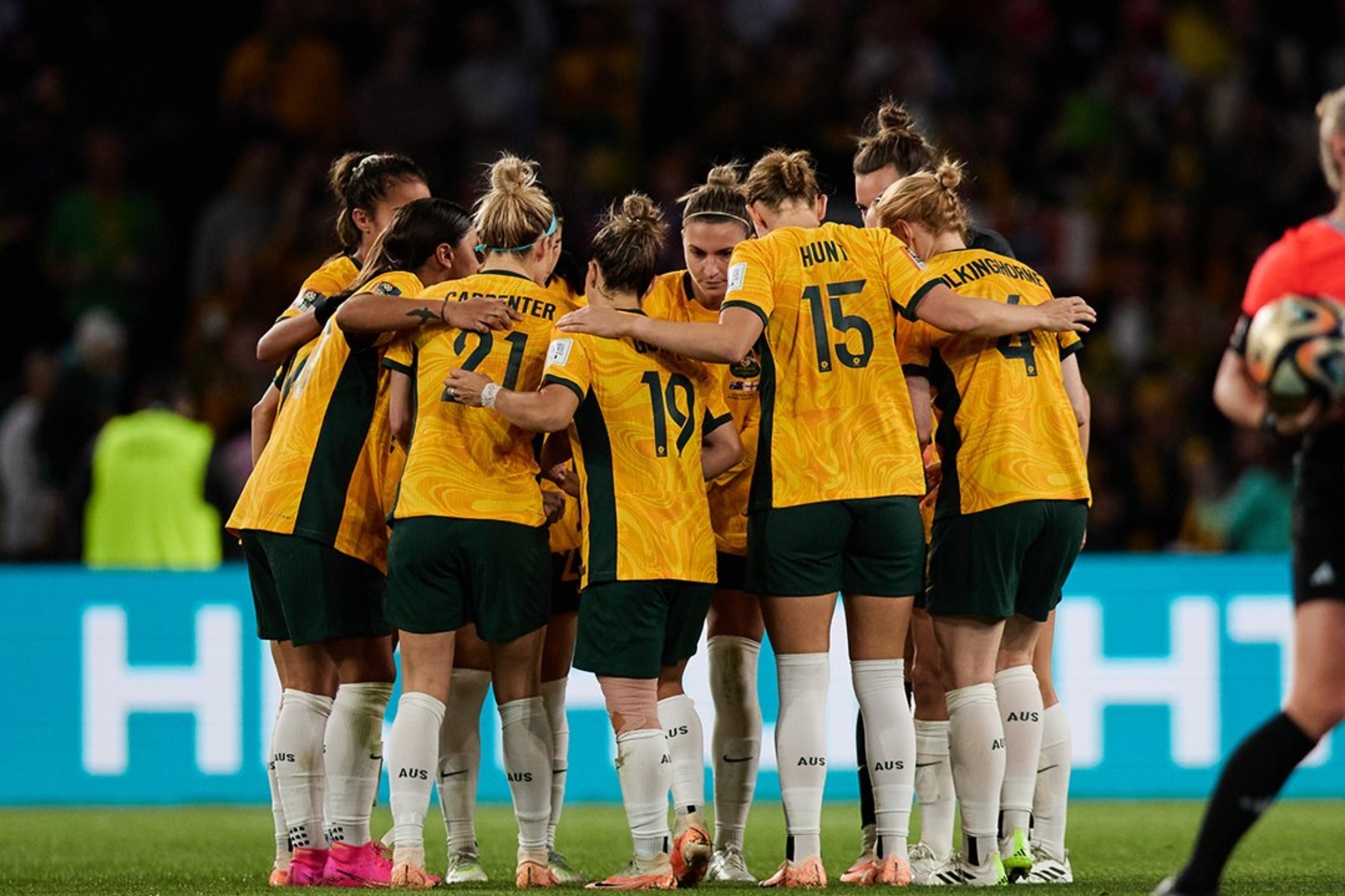 posiciones de selección femenina de fútbol de australia