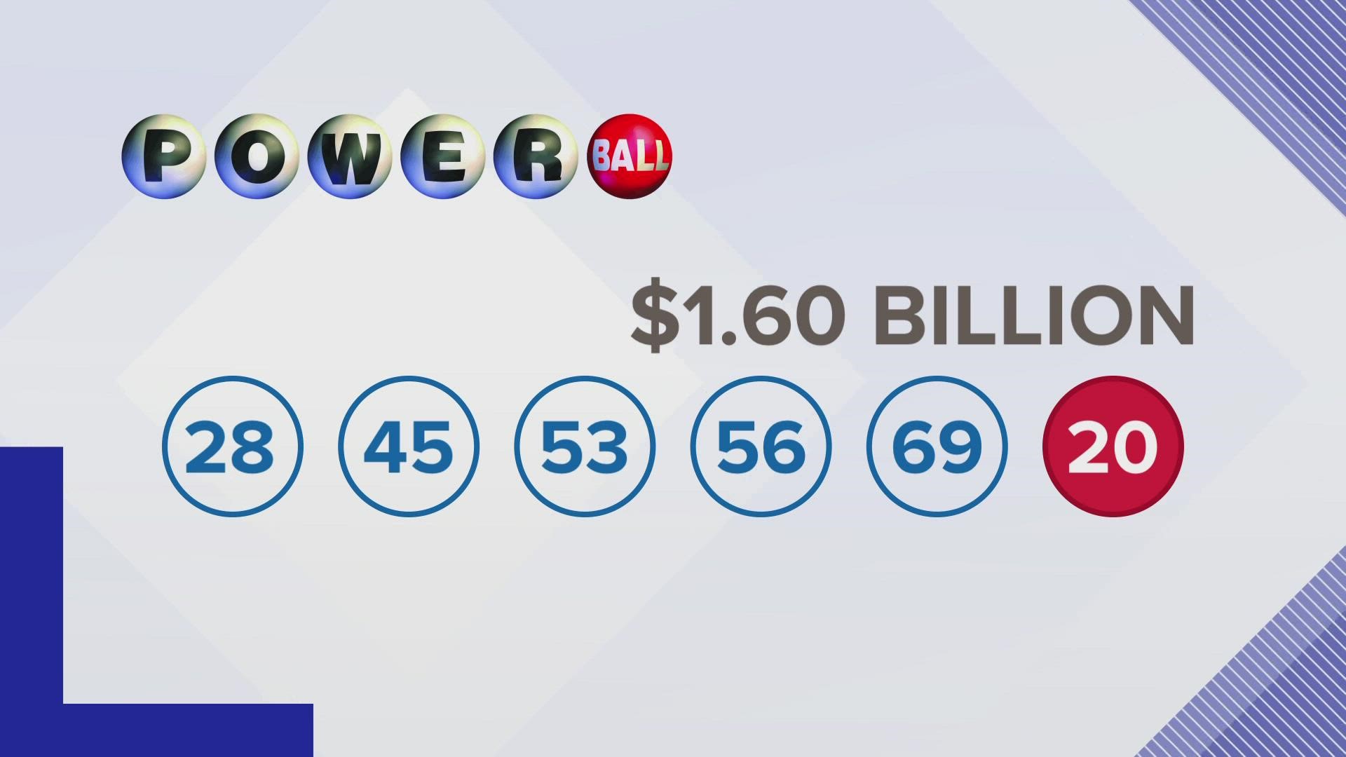 powerball amount today