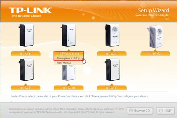 powerline tp link setup