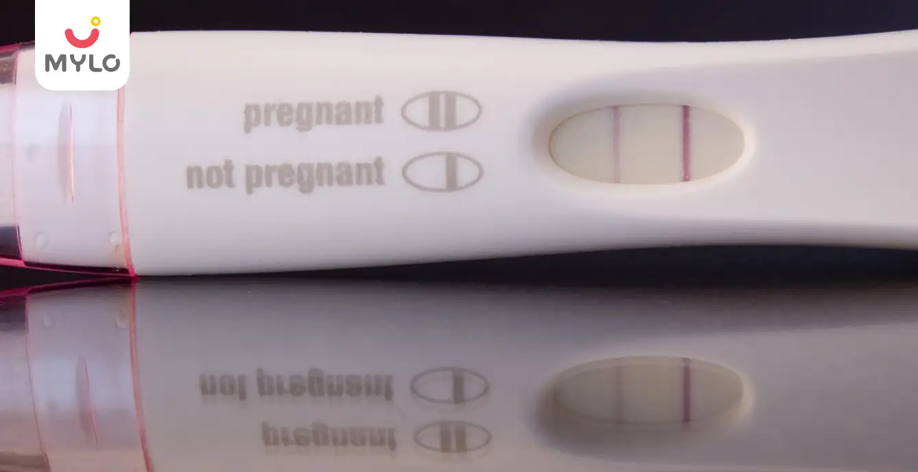 pregnancy test evaporation line