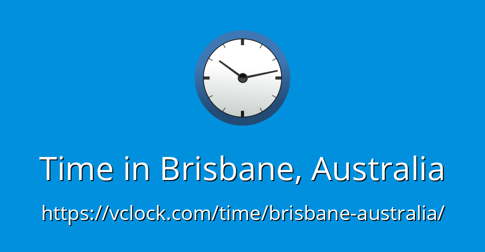 present time in brisbane queensland