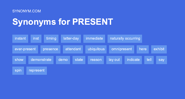 presentsynonym