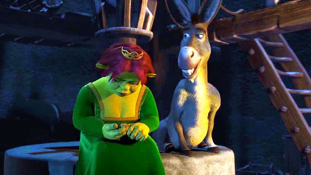 princess fiona and donkey