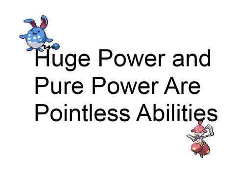 pure power pokemon