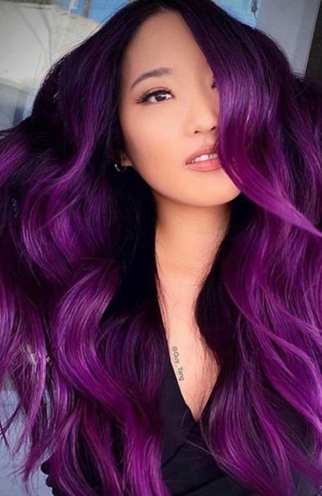 purple hair colour ideas