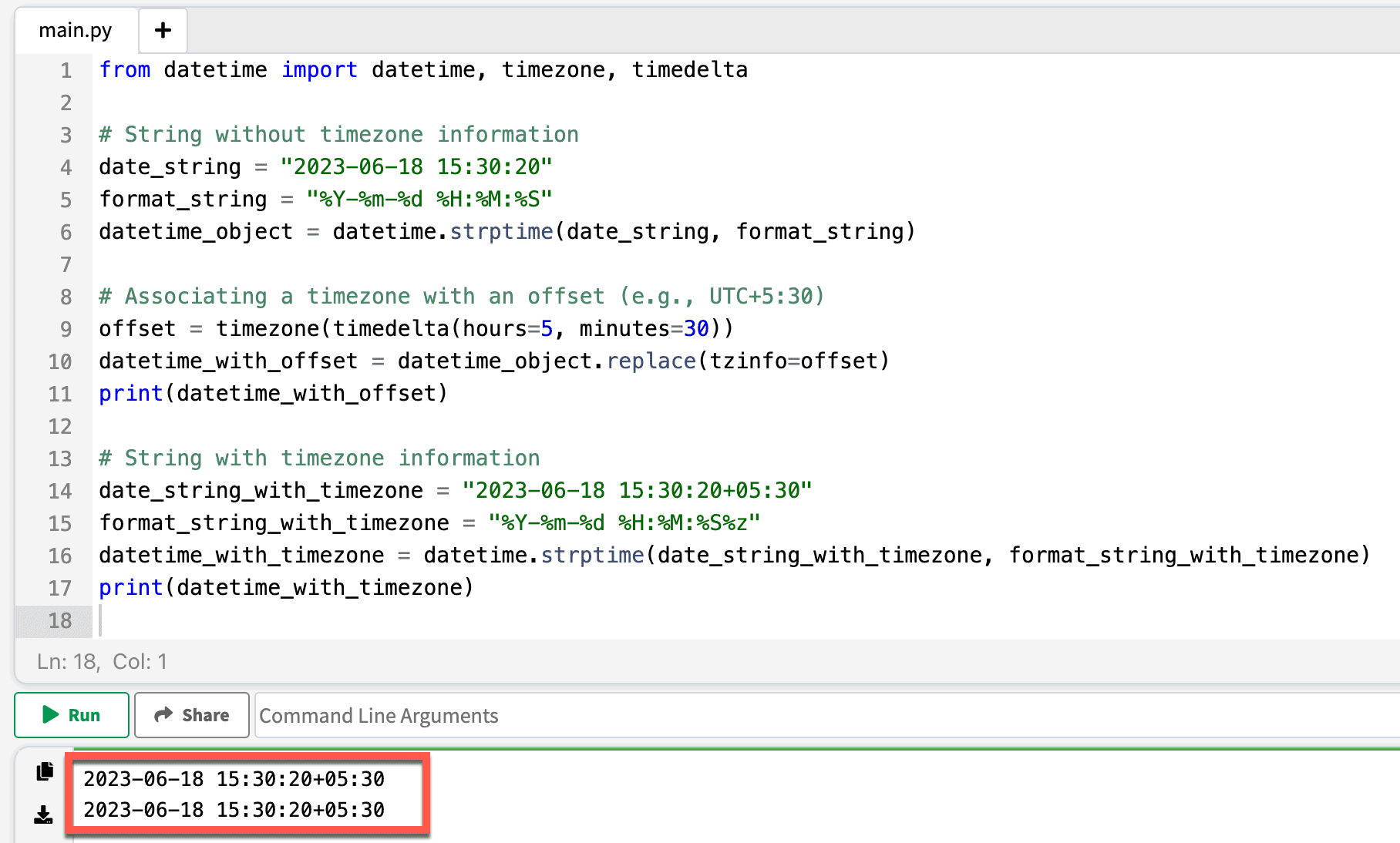 python string to datetime