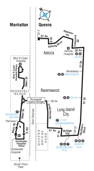 q102 bus route map