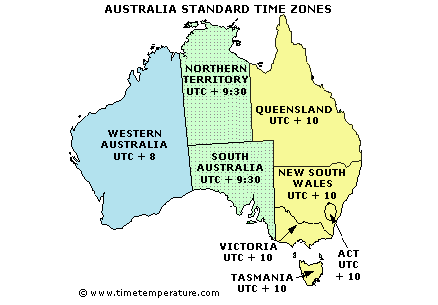 queensland australia time zone