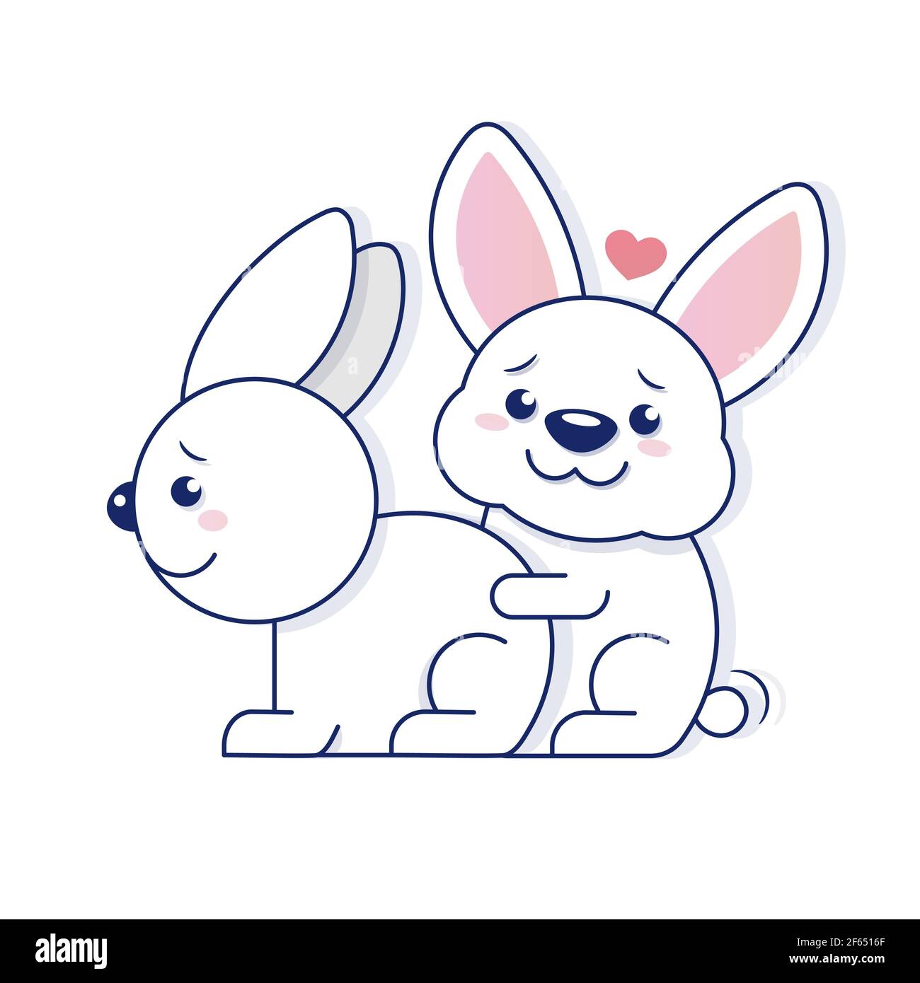 rabbits dibujos