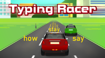 racing typing game