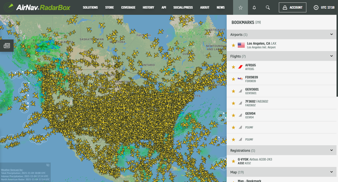 radarbox airnav