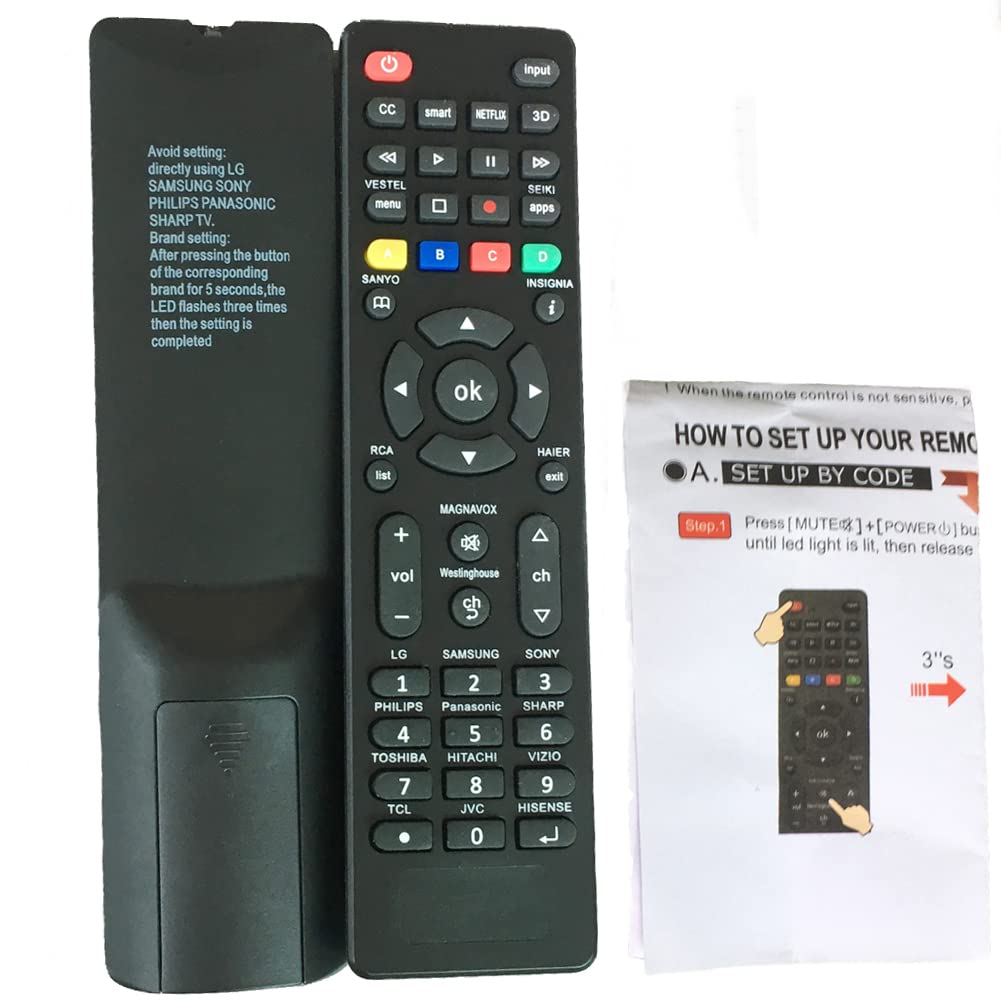 rca universal remote insignia