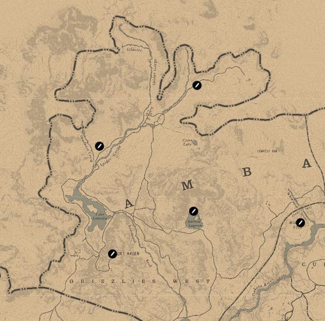 rdr2 interactive map ign