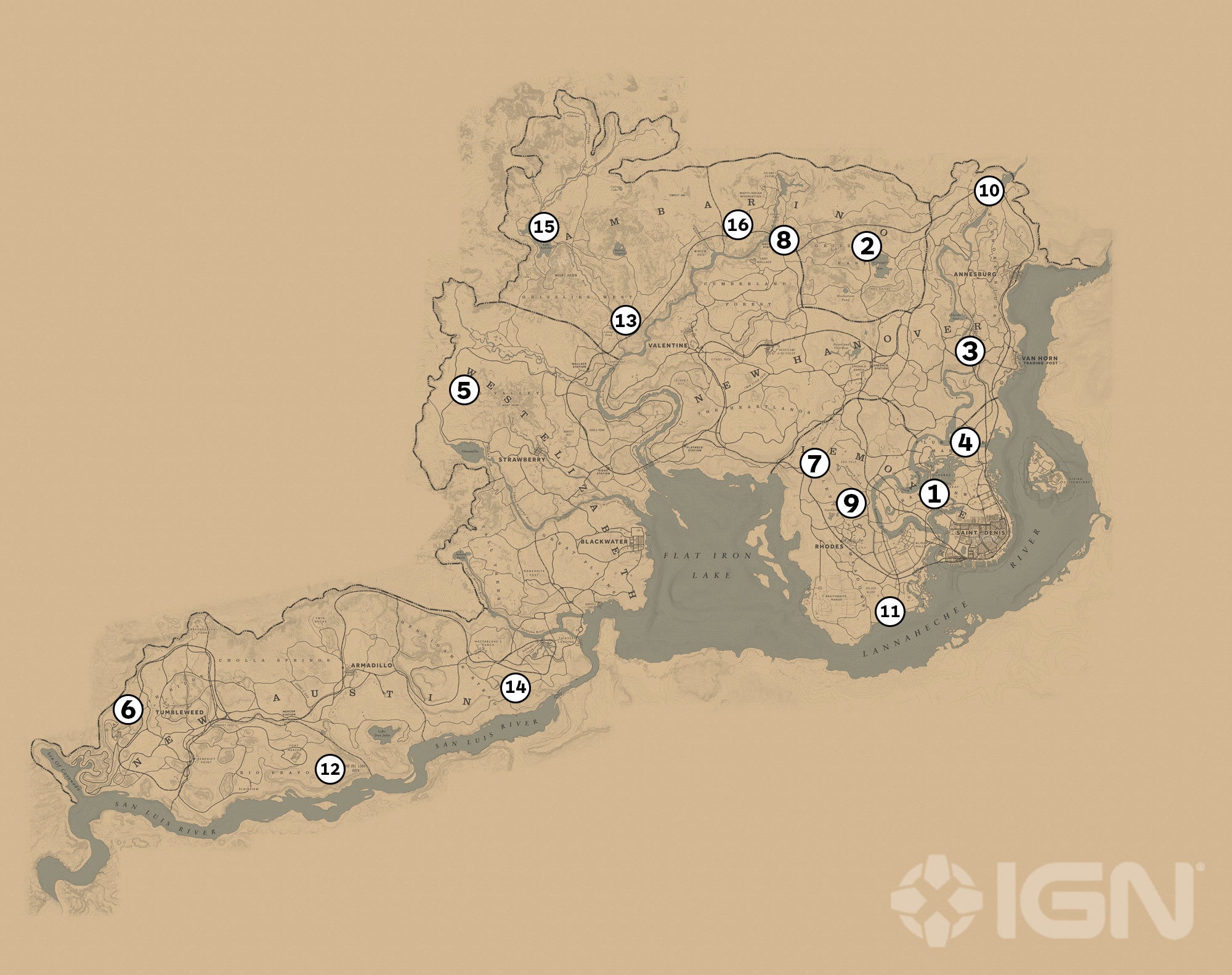 rdr2 legendary animals locations