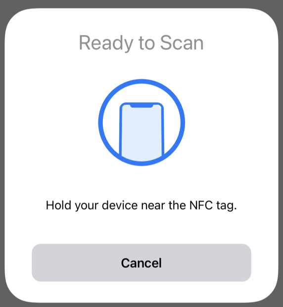 read nfc tag iphone