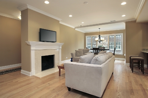 recessed lighting spacing living room