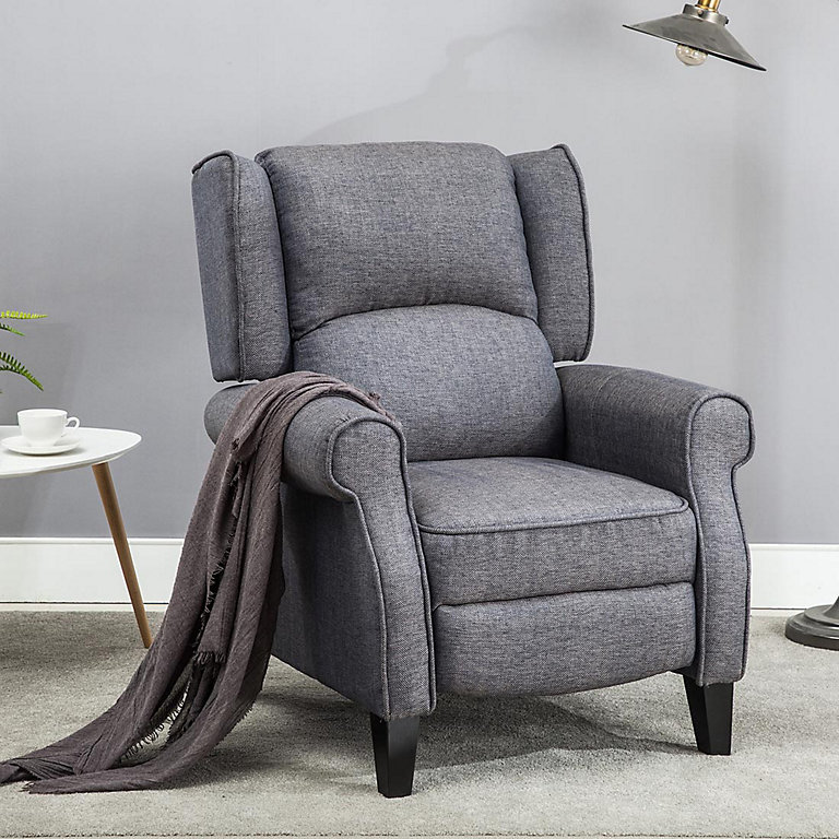 reclining wingback armchair