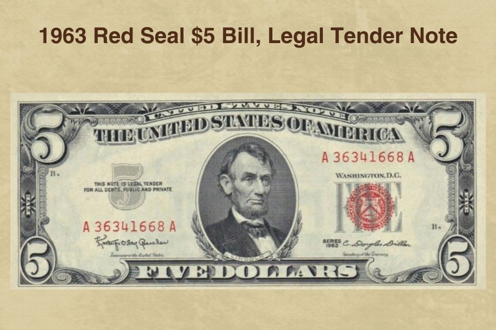 red five dollar bill