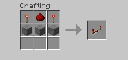 redstone repeater recipe