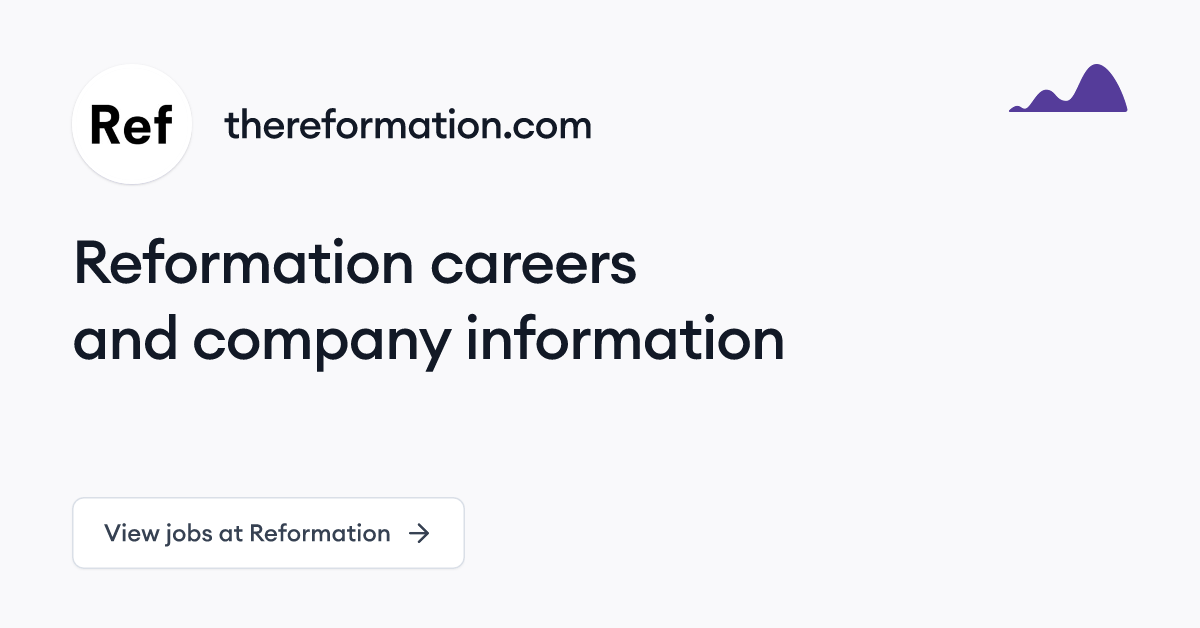 reformation careers