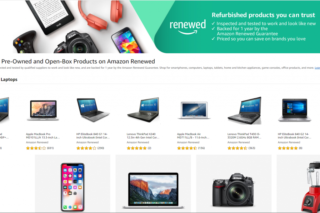 refurbished laptops amazon