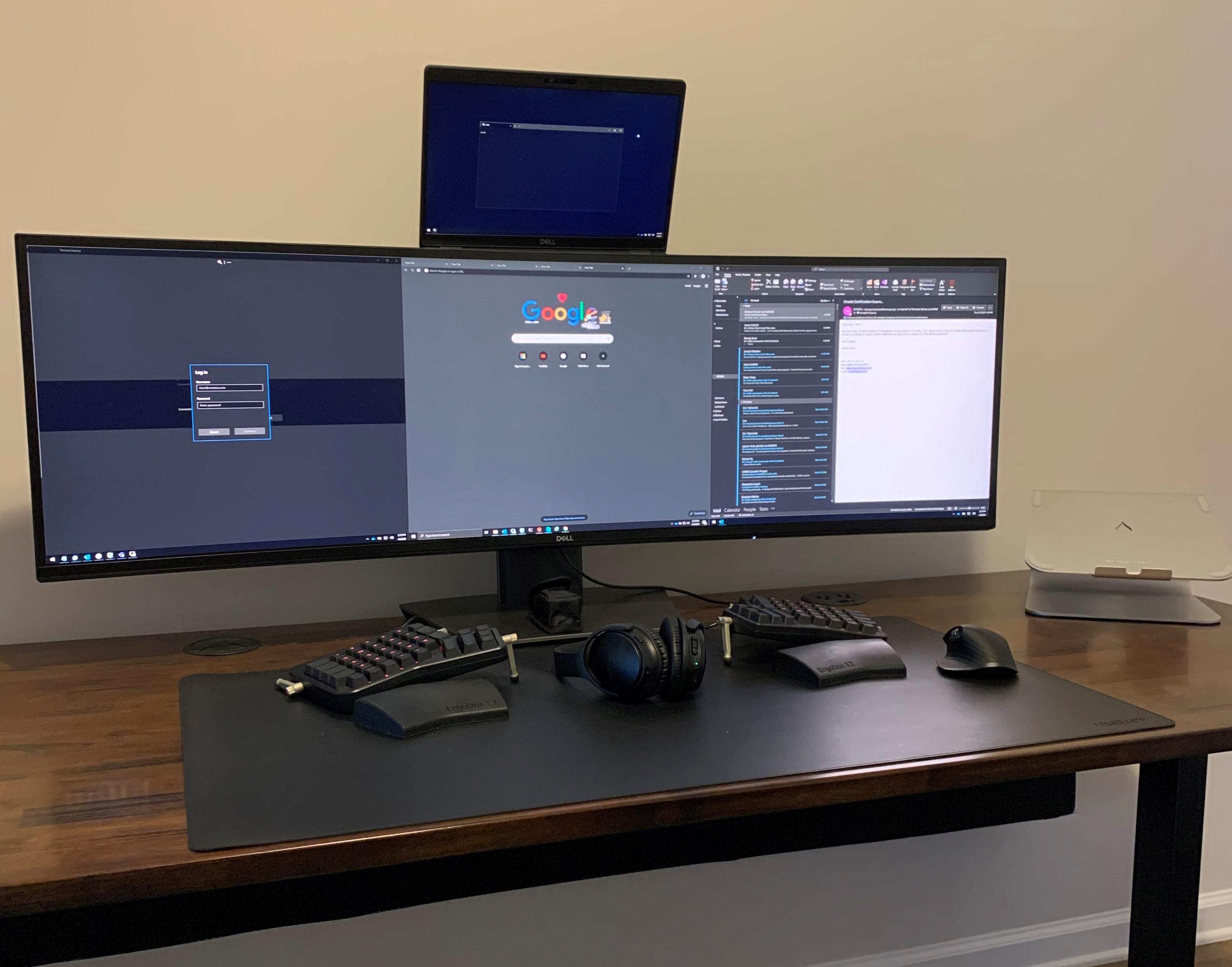 remote desktop ultrawide monitor