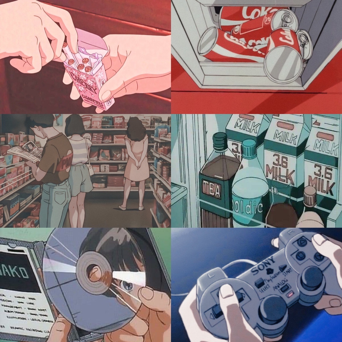 retro anime aesthetic