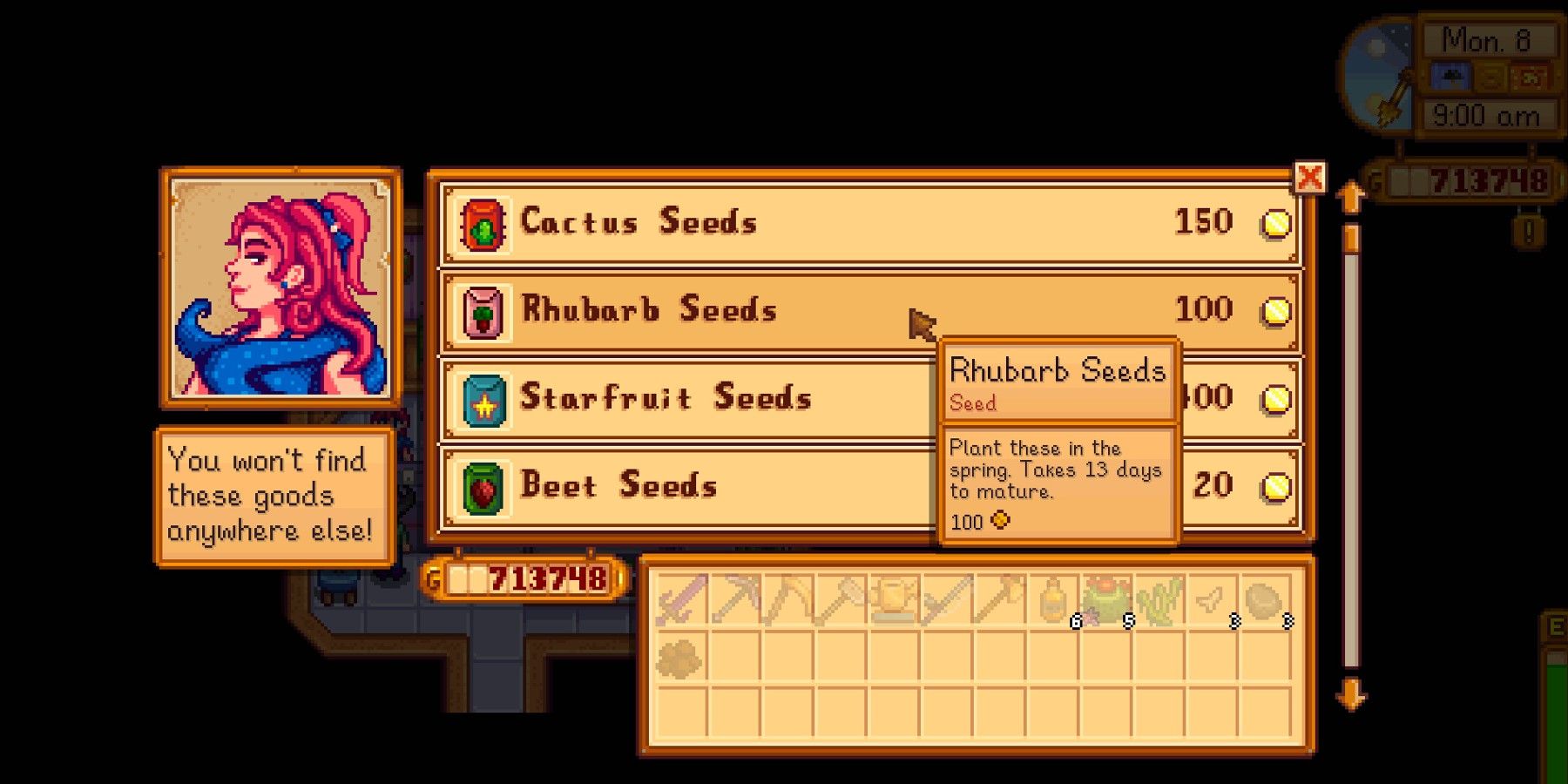 rhubarb stardew