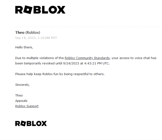 roblox customer service