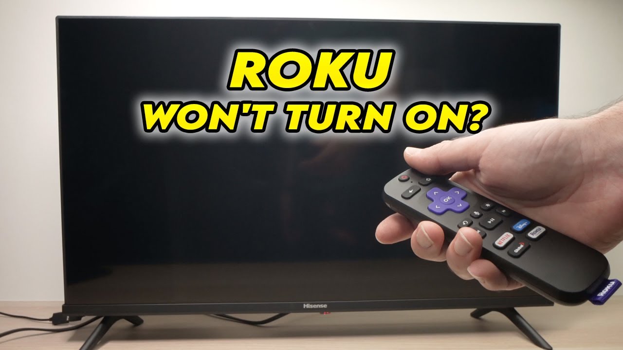 roku tv wont turn on