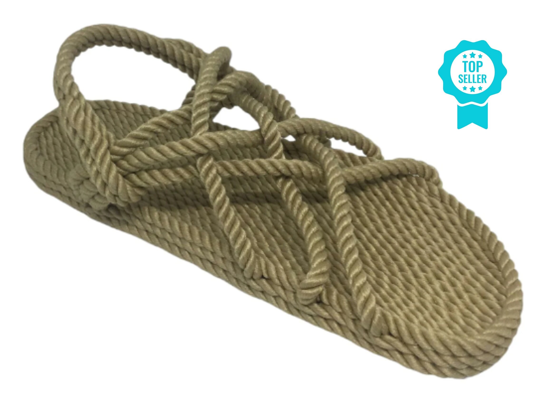 rope soled sandals